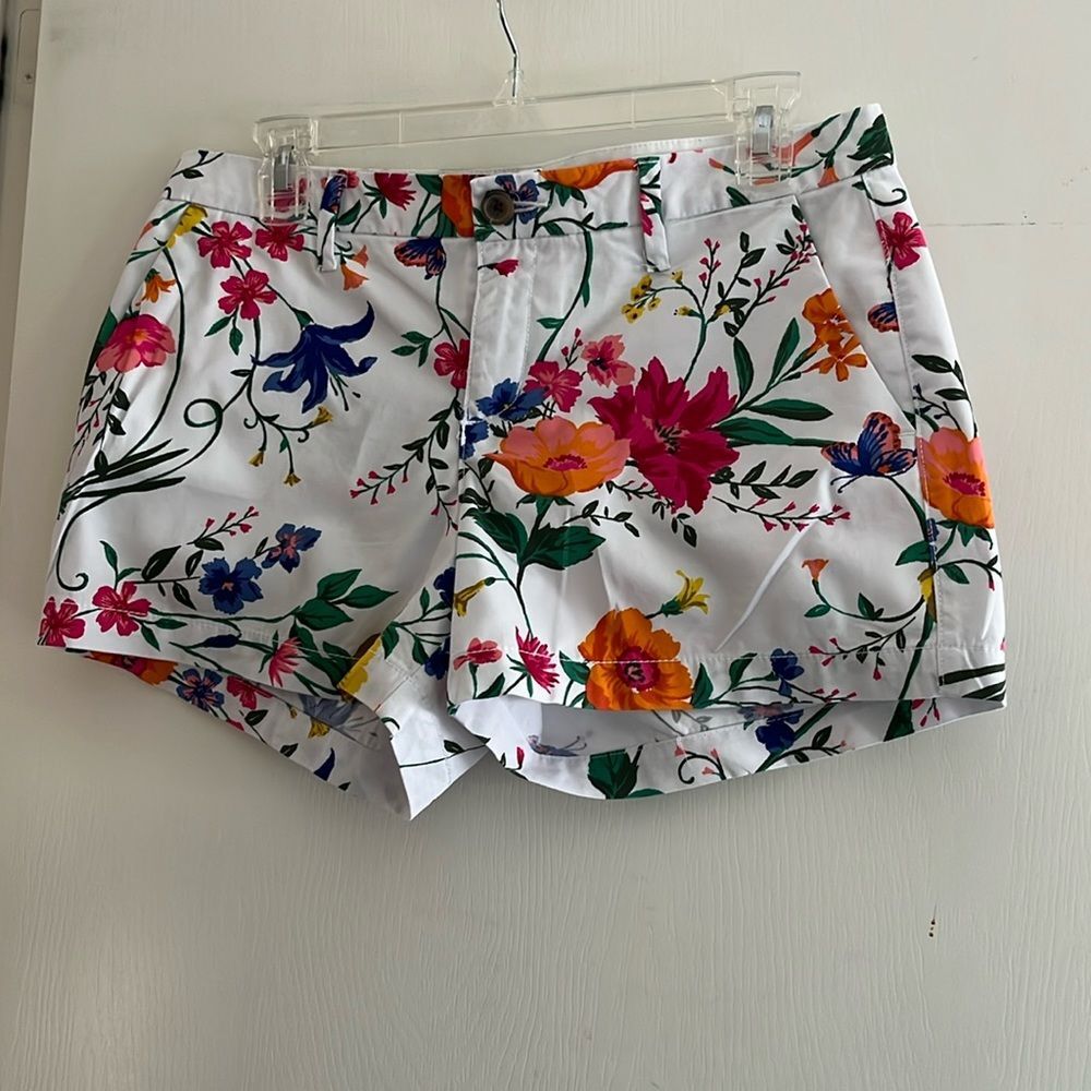 Old Navy Shorts 3inch Inseam Orange/Pink  floral size 4